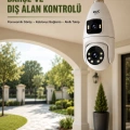 Wi-Fi Ampul Kamera Sistemi Gece Görüşlü Çift Lens
