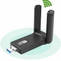 Wifi Alıcı Dual Band Usb 3.0 Adaptör Kablosuz Windows 7/8/10/11