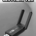 Wifi Alıcı Wifi Adaptörü USB Girişli 3.0