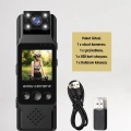 WiFi Destekli Mini Kamera – 180° Dönebilen Lens, 1080P Video, TFT Ekranlı