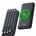 Wireless Powerbank 10000 Mah LED Ekranlı Dahili Kablolu Hızlı Şarj