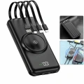Wireless Powerbank 10000 Mah LED Ekranlı Dahili Kablolu Hızlı Şarj