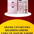 Wireless Şarjlı Akıllı Saat ve Dijital Göstergeli Kablosuz Bluetooth Kulaklık Nabız Ölçer