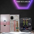 Wireless Şarjlı Akıllı Saat ve Dijital Göstergeli Kablosuz Bluetooth Kulaklık Nabız Ölçer