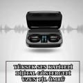 Wireless Şarjlı Pembe Akıllı Saat ve Kablosuz Bluetooth Kulaklık Dokunmatik Kontrol
