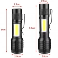Wison Ws-5454 Cob Led Usb Şarjlı Mini El Feneri