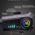 Y10 Kask Kulaklık Bluetooth Motosiklet Kulaklık 5,3 Bluetooth Intercom Motorsiklet Kulaklık