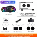 Y13 Motor Kask Kulaklık Rgb Modlu Radyolu Motosiklet Kulaklık 5.3 Bluetooth Intercom