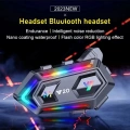 Y20 Motor Kurye Kask Kulaklık Rgb Modlu Bluetooth Motosiklet Kulaklık 5.3 Bluetooth Interkom