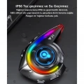 Y21 Rgb Işık Efektli Intercom Bluetooth Motosiklet Kask Kulaklığı Intercom Kulaklık