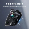 Y80 Motosiklet Kask Kulaklık Intercom Işıklı Motorsiklet Interkom