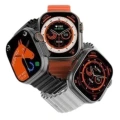 Yeni Model Akıllı Saat Ultra Smart Watch Gümüş Kasa 45mm Titreşim