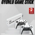 yeni nesil 3D 4K 2000 Oyunlu Game Stick Oyun Konsolu Çift Konsol
