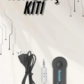 Yeni Nesil Bluetooth Aux Araç Kiti Siyah TV Tablet Telefon Araç Araba