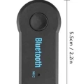 Yeni Nesil Bluetooth Aux Araç Kiti Siyah TV Tablet Telefon Araç Araba