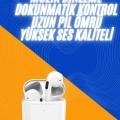 Yeni Nesil Bluetooth Kulaklık Beyaz Çağrı Cevaplayabilen Kablosuz Yeni Nesil