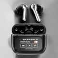 Yeni Nesil Bluetooth Kulaklık Ekranlı Yüksek Ses Kaliteli Uzun Şarj Süreli