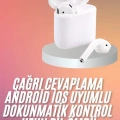 Yeni Nesil Dokunmatik Kontrol Çağrı Cevaplayabilen Kablosuz Bluetooth Kulaklık