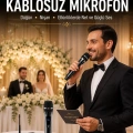 Yeni Nesil Kablosuz El Mikrofonu Seti Dijital Ekranlı Çift Mikrofonlu