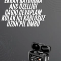 Yeni Nesil Pro Ekranlı Bluetooth Kulaklık 5.0 Bluetooth