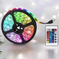 Yeni Nesil RGB Işıklı 10Metre Şerit Led Kumandalı Şarj Edilebilir
