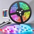 Yeni Nesil RGB Işıklı 10Metre Şerit Led Kumandalı Şarj Edilebilir
