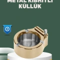 Yeniden Doldurulabilir Çakmaklı Küllük Dayanıklı Yapı