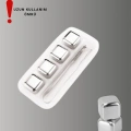 Yeniden Kullanılabilir 304 Çelik Metal Buz Küpleri 4lü Set