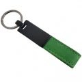 HERŞEYTREND Yeşil Deri Metal Anahtarlık