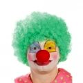 HERŞEYTREND Yeşil Renk Kıvırcık Afro Palyaço Seti
