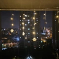 Yıldız 4m 96 Led 19 Saçak 40-50-60cm Gün Işığı Yıldız Boyutu:7cm
