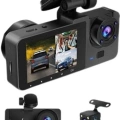 Yol Kayıt Araç Kamerası HD DVR 3 Kameralı 2.0in Ekranlı Ön İç Arka