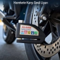 Yüksek Sesli 110dB Çelik Disk Kilidi Su Geçirmez Yeni Nesil