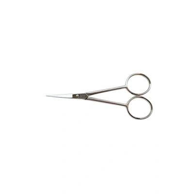 009-400 Ayrık Saplı Nakış Makası No: 4 İnç / 10,16 Cm - Nikel Kaplama