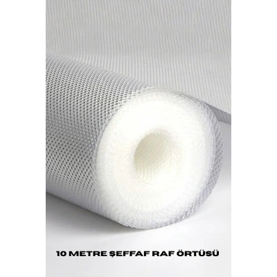 10 Metre Şeffaf Silikonlu Kaymaz Çekmece İçi Düzenleyici