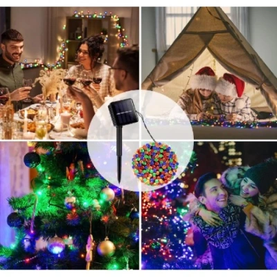 HERŞEYTREND 11m 100 LED Solar RGB Işık