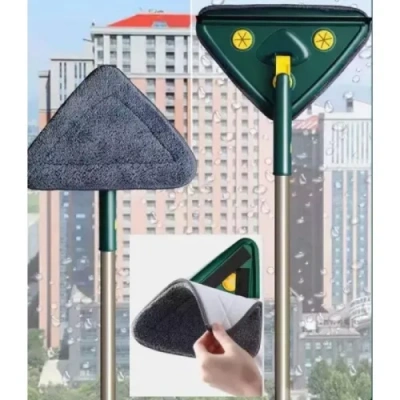 HERŞEYTREND  2 Bezli Üçgen Çek Çekli Mop Islak Mendil Uyumlu