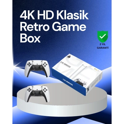 20000 Oyunlu Retro TV Oyun Konsolu 64GB SD Kartlı Model