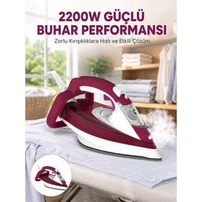 2200W Seramik Kaplama Estetik Tasarımı 360 Derece Dönebilir Kablosu