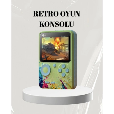 3 İnç Renkli Ekranlı Taşınabilir El Konsolu – G5 Modeli