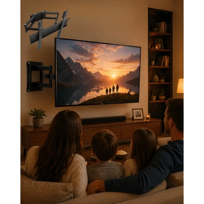 32 55 İnç Ayarlanabilir TV Askı Aparatı Güçlü  Duvar Tipi Askı
