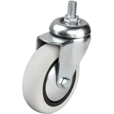 352 - 75x25 Mm Pvc Makaralı Vidalı Teker 4 Adet