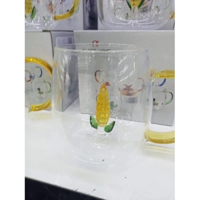 HERŞEYTREND 3D Mısır Figürlü Kupa Bardak