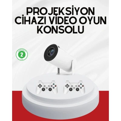 3D Oyun Destekli Kablosuz Ev Sinema Projeksiyon Cihazı