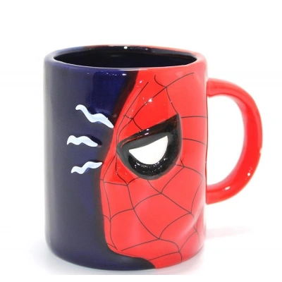 3d Spiderman Tasarımı Porselen Kupa Bardak Alk4495
