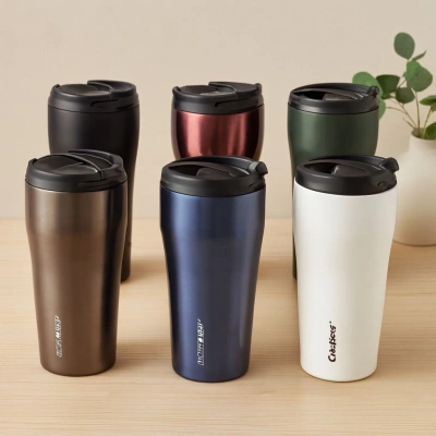 400 ml Termos Bardak Paslanmaz Çelik Sızdırmaz Kapak
