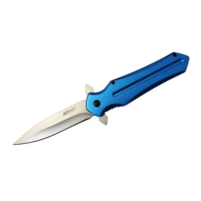 4224 Mavi Kamp Çakı 21cm- Yarı Otomatik, Kemerlikli