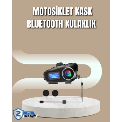 500 Metre İnterkom Mesafeli Kask Kulaklığı Gürültü Engelleyici