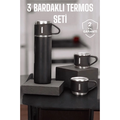 500 ml Kapasiteli Taşınabilir Basınçlı Termos Seti Günlük Kullanım için İdeal