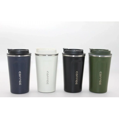 500 Ml Paslanmaz Çelik Termos Mug - Çift Katmanlı Sızdırmaz Kahve Kupası Alk3134